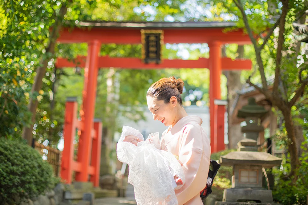 お宮参り写真